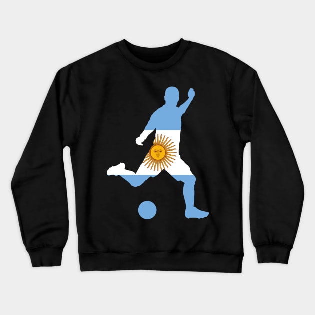 Argentina Football Crewneck Sweatshirt by TShirtWaffle1